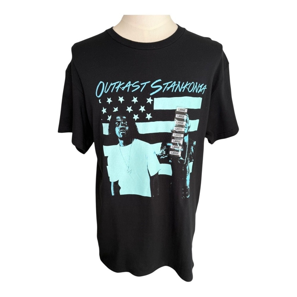 Outkast Stankonia Graphic Tee Hip Hop Rap Music Black T-Shirt Size Large NWT